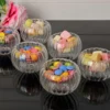 6er-Set doppelwandige Glas-Mini-Schälchen – stilvolle & vielseitige Schälchen für Snacks, Pralinen & Desserts.